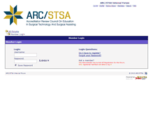 Tablet Screenshot of forum.arcstsa.org